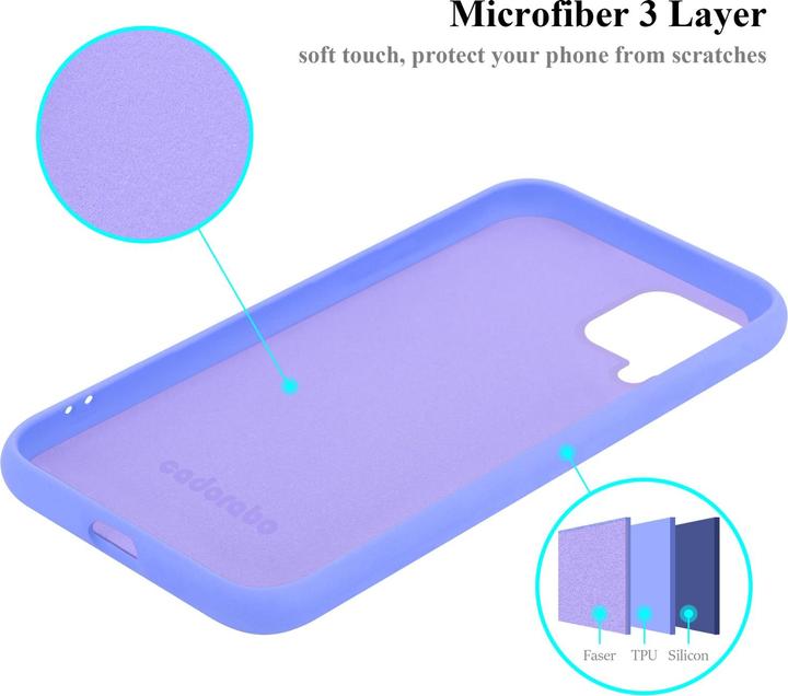 Actual product image Cadorabo TPU Liquid Silicone Case Cover (Samsung Galaxy M22, Samsung Galaxy A22, Samsung Galaxy A32)