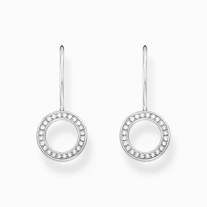 Image du produit Thomas Sabo Boucles d'oreilles en forme de cercle avec pierres blanches Argent (Argent sterling 925)