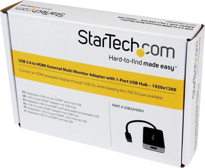 Produktbild StarTech USB32HDEH (USB-A, 1 Ports)