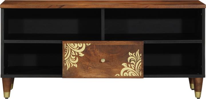 Image du produit VidaXL Meuble TV 100x33x46 cm en bois de manguier massif (100 x 33 x 46 cm)