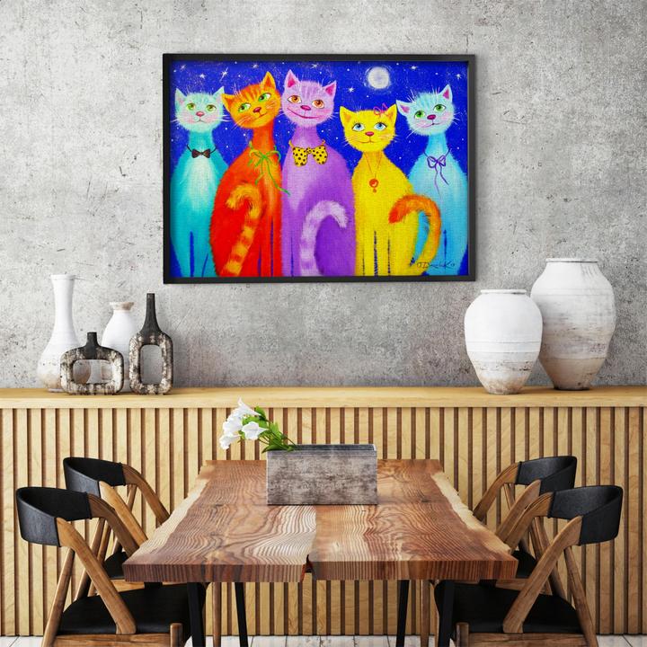 Productafbeelding Enjoy Puzzle ENJOY-1738 - Lachende katten, legpuzzel, 1000 stukjes (1000 onderdelen)