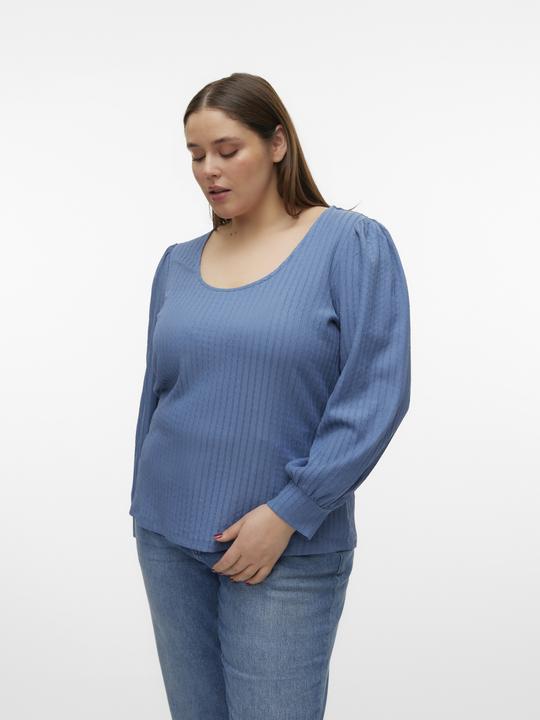 Immagine prodotto Vero Moda Vestibilità regolare Scollo a U Curve Taglio manica voluminoso Top Camicetta (48, 50)
