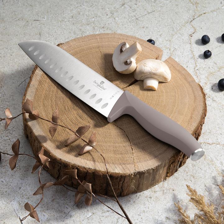 Produktbild BerlingerHaus Design Messerset, handgeschÃ¤rft, 6-teilig, taupe