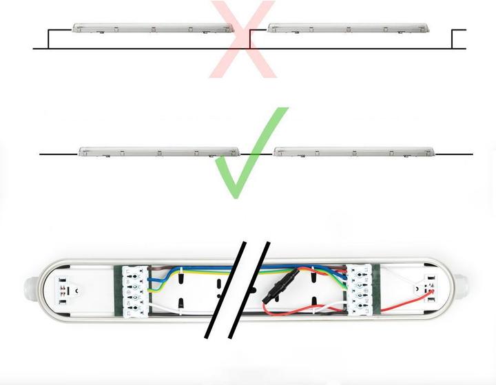 Immagine prodotto Click-licht Luci a parete e a soffitto (3600 lm, G13)