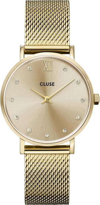Cluse Minuit Mesh Gold (Analogue wristwatch, 33 mm)