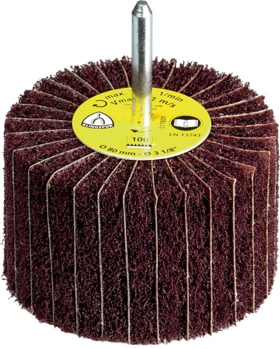Image du produit Klingspor Roue à lamelles NCS 600 D.50xH30 mm granulation 60 / grossière corindon D. de la tige 6 mm (60)