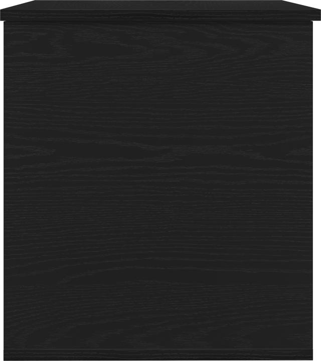 Produktbild VidaXL Aufbewahrungsbox mit Deckel Schwarz Eiche 60x42x46 cm Ingenieurholz (115.92 l)