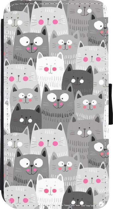 Actual product image PhoneLook Cover Wallet Black Cat Flocks (Apple iPhone 11 Pro Max)