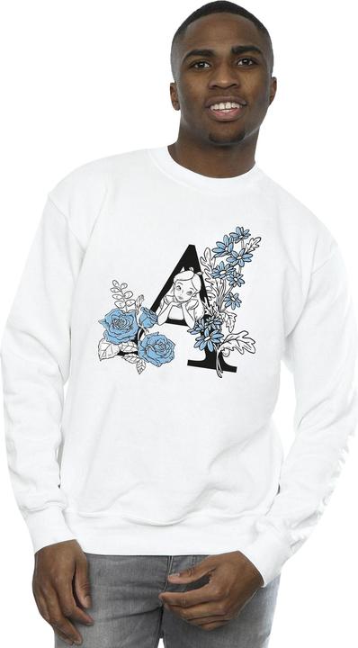 Actual product image Disney Mens Alice In Wonderland Letter A Sweatshirt (XL)
