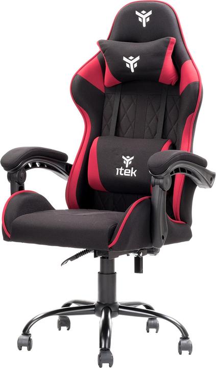 Actual product image Itek Fauteuil Gamer compatible Rhombus FF10 (Noir/Rouge)