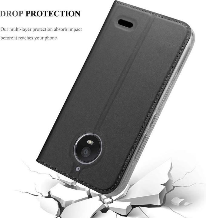 Actual product image Cadorabo Book Classy Style Cover (Motorola Moto E4)