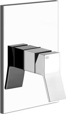 Produktbild Gessi Rettangolo K, Fertigmontageset Einhebelmischer ohne Umstellung für Wanne/Dusche, ein Ausgang