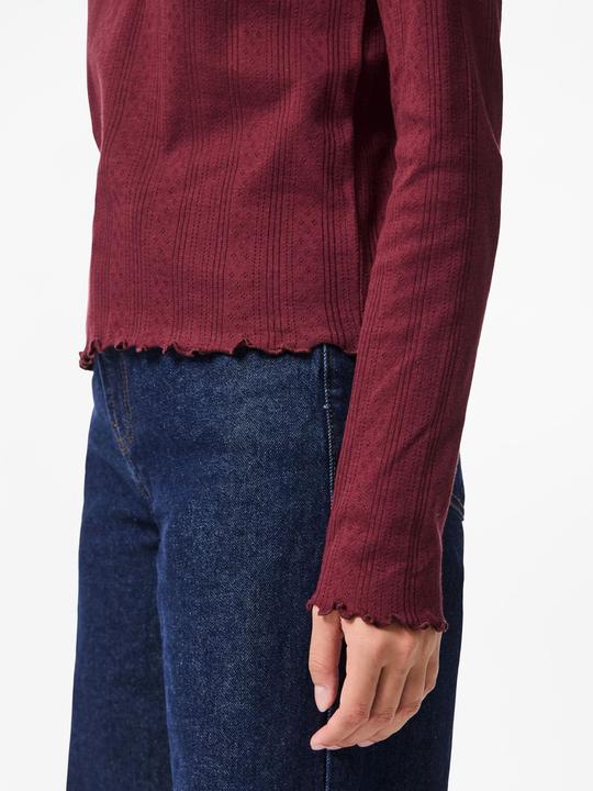 Produktbild Pieces Pcmarie Ls O-Neck Poin Top Jrs Noos Bc (XL)