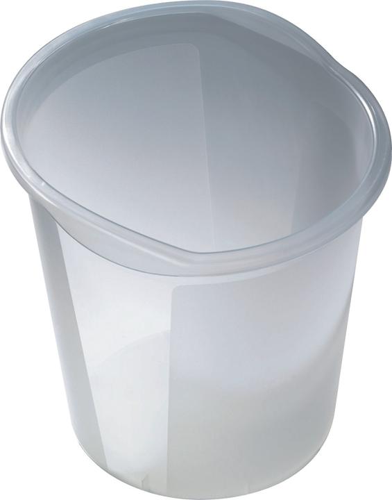 Immagine prodotto Helit Cestino per la carta straccia Economy Trasparente, 13 litri, PP, bianco con design trasparente (13 l)