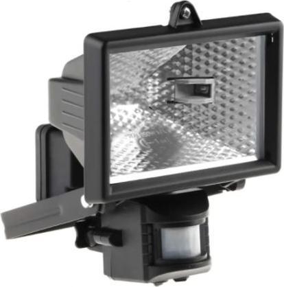 Rs Pro IP44 PIR halogen outdoor floodlight,150W (IP44)