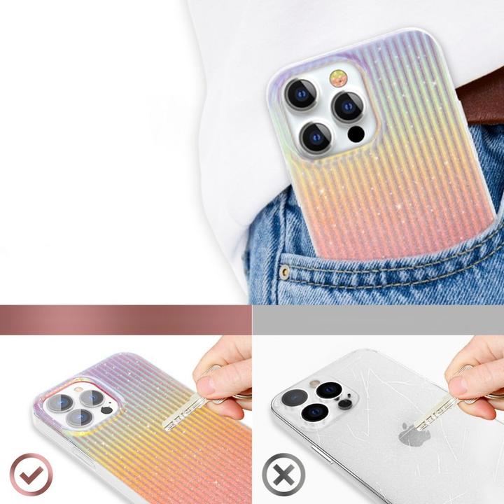 Immagine prodotto Kingxbar Travel Series Custodia elegante e di lusso per iPhone 13 Pro Arancione (Sunset) (Apple iPhone 13 Pro)