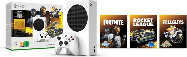 Microsoft Xbox Series S with free content + digital currency for Fortnite, Rocket League and Fall Guys