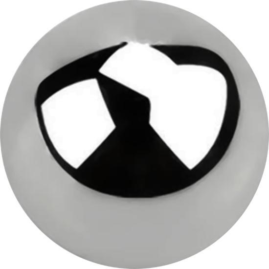Produktbild Star Piercing Micro Kugel silber (Titan G23, ohne Messing)