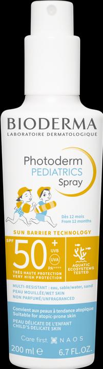 Bioderma Photoderm Kid Pediatrics Spray SPF50+ liq (Sonnenspray, SPF 50, 200 ml, 0.20 g)