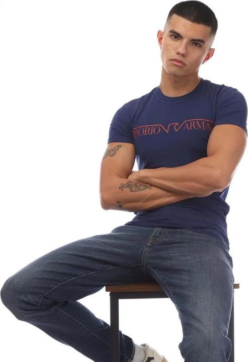 Actual product image Emporio Armani Mens Crew Neck T-Shirt (XL)