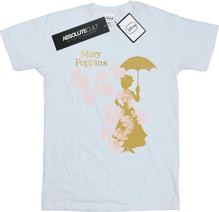 Produktbild Disney Mary Poppins Floral Silhouette TShirt (L)