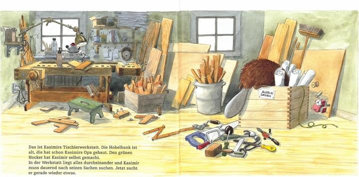 Produktbild Kasimir tischlert (Deutsch, Lars Klinting, Angelika Kutsch, 1996)