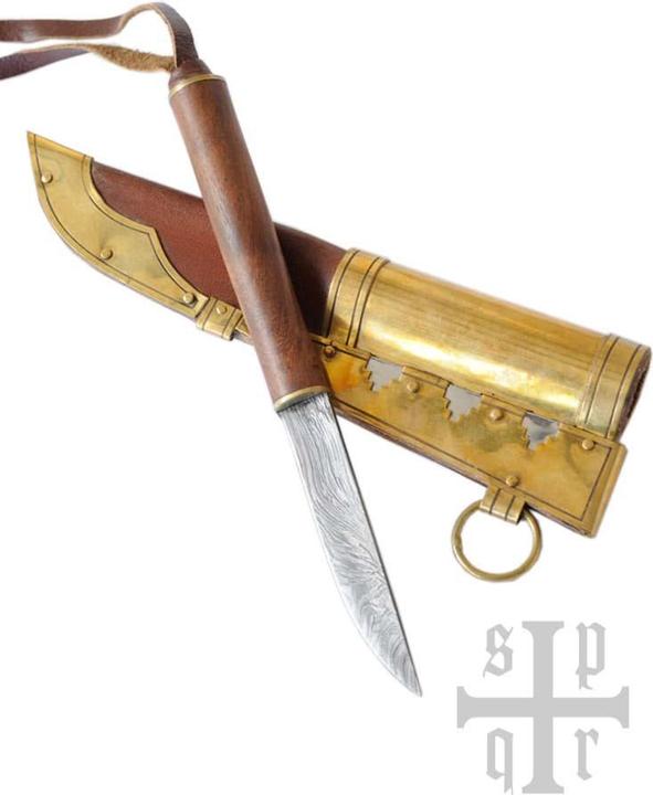Image du produit Battle Merchant Petit couteau viking en acier damassé Gotland