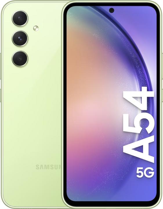 Immagine prodotto Samsung Galaxy A54 5G (256 GB, Fantastico Lime, 6.40", Doppia SIM Ibrida, 50 Mpx, 5G)