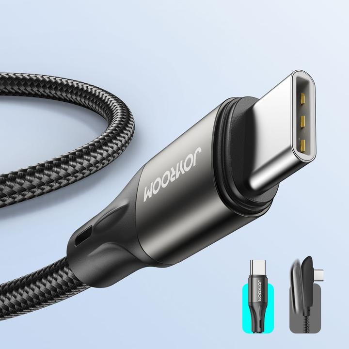Actual product image Joyroom fast charging / data cable USB Type C - USB Type C PD 60W 2m black (S-2030N1-60) (2 m, USB 2.0)