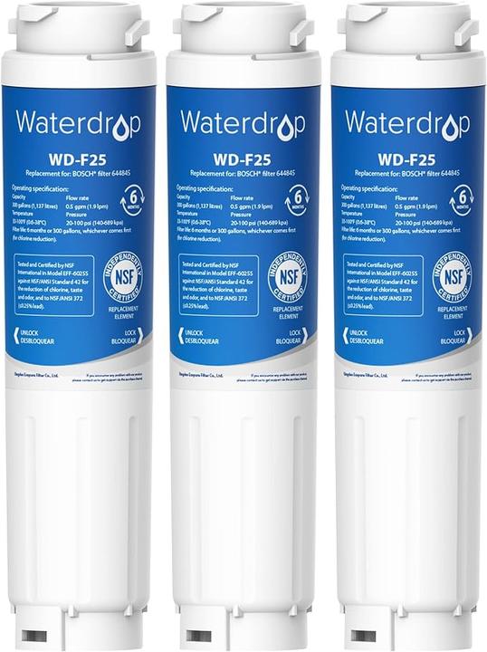 Image du produit Waterdrop 3x filtres à eau pour réfrigérateur (3 x)