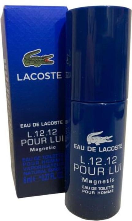 Actual product image Lacoste Eau de L.12.12 pour Lui Magnetic Eau de Toilette Travel Size 8ml (Eau de toilette, 8 ml)