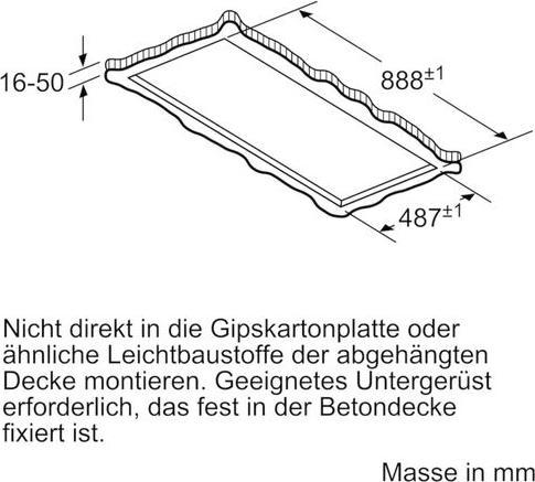 Actual product image Bosch Hausgeräte DRC97AQ50 (Ceiling hood)