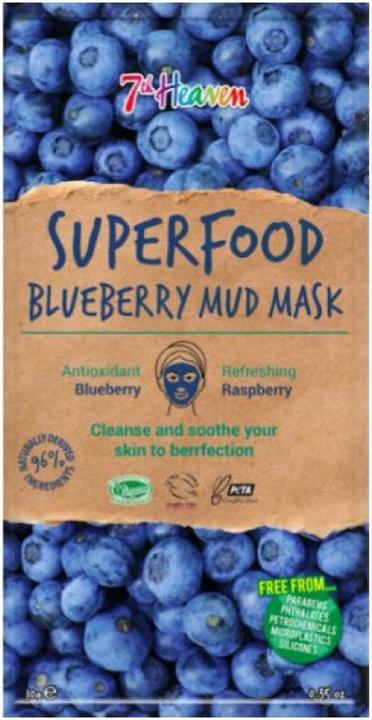 Immagine prodotto 7th Heaven Montagne Jeunesse Maschera di fango al mirtillo Superfood 10g