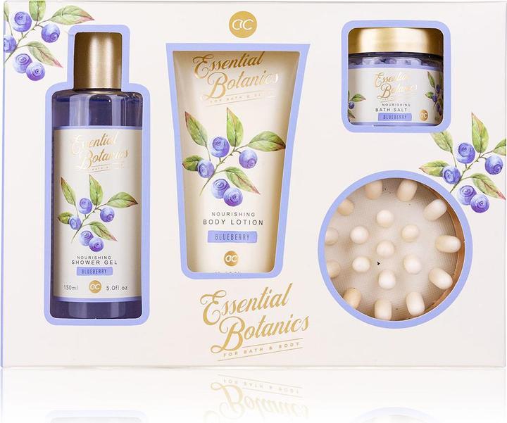 Accentra Badeset ESSENTIAL BOTANICS - FRUITS in Geschenkbox, inkl. 150ml Duschgel, 90ml Bodylotion, 80g Bades (Körperpflegeset, Haarpflege set)