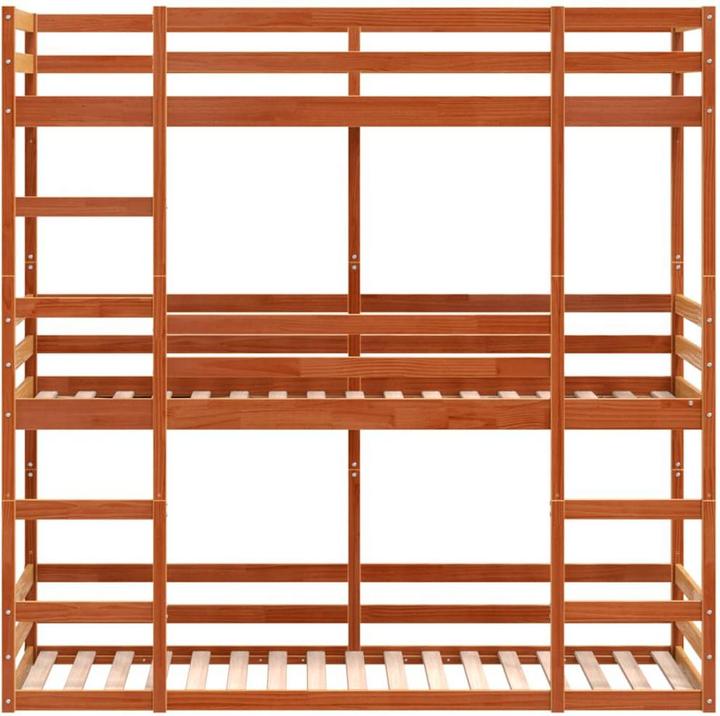 Produktbild VidaXL Dreifach-Etagenbett (90 x 190 cm)