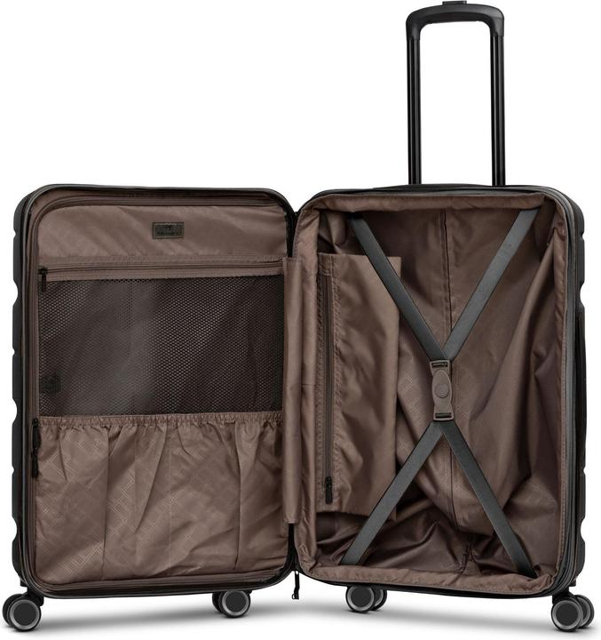 Actual product image Franky Munich 4.0 4-wheel suitcase set, 3-piece with stretch fold (199 l, XL (from 140l))
