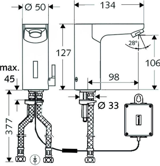 Immagine prodotto Schell Rubinetto elettronico per WC CELIS E