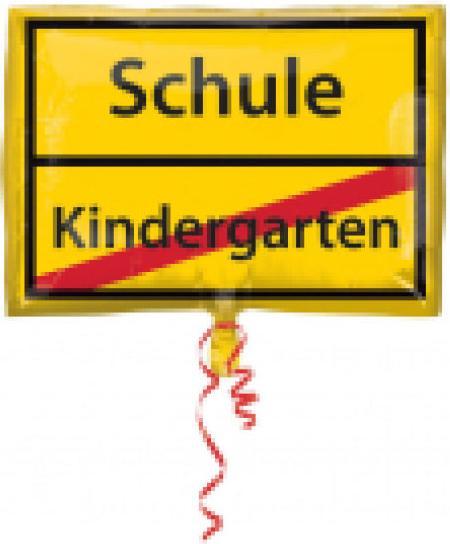 Actual product image Magni Foil Balloon Back to School Sign 40x30cm (1 x)