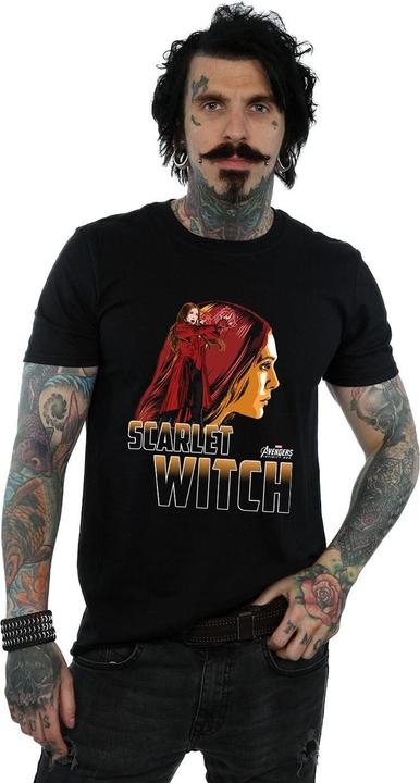 Actual product image Universal Textiles Mens Scarlet Witch Cotton T-Shirt (M)
