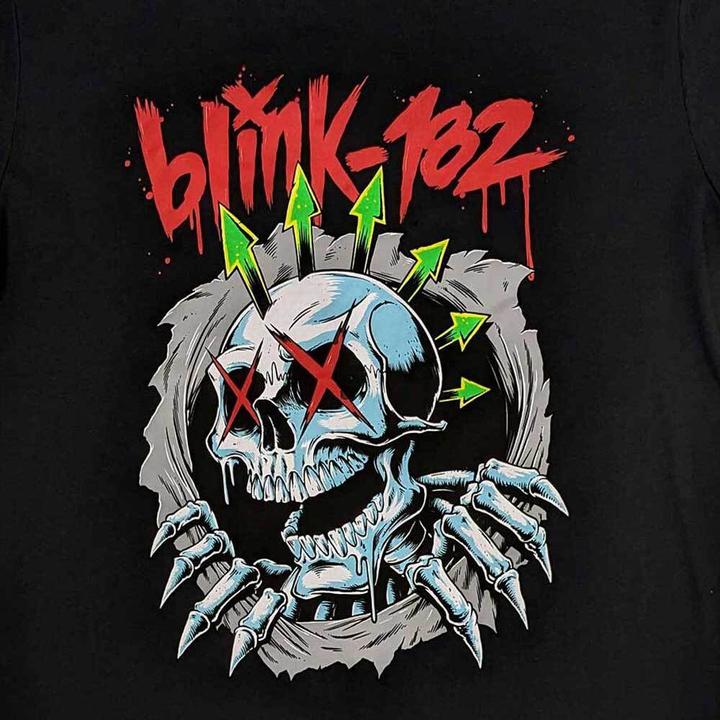Image du produit Blink 182 T-Shirt unisexe adulte Six Arrow Skull (S)
