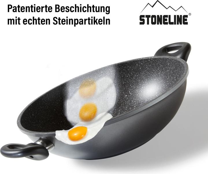 Image du produit Stoneline Wok (28 cm, Wok, Fonte d'aluminium)