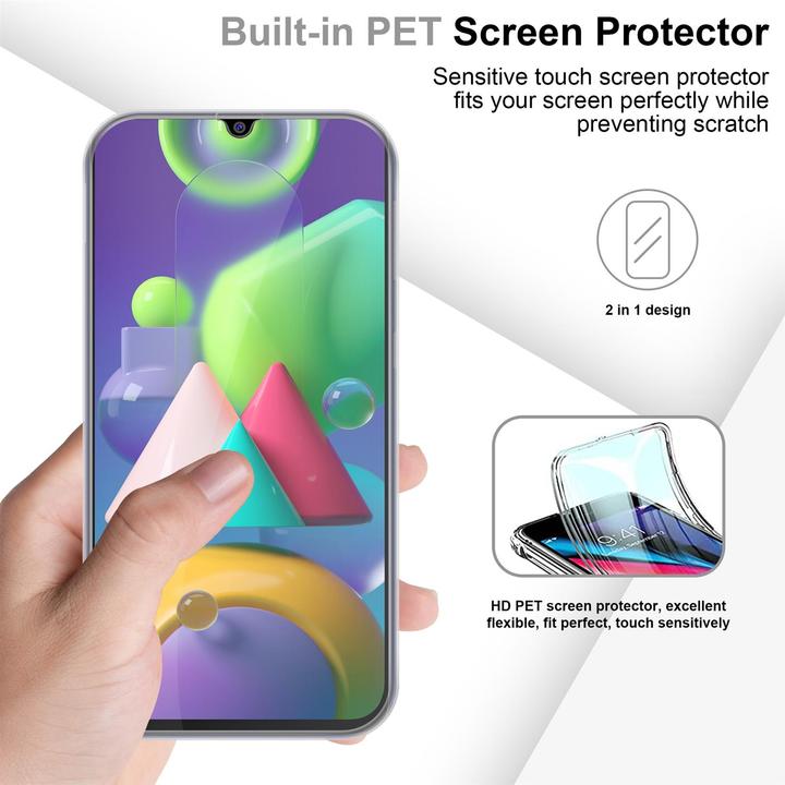 Productafbeelding Cadorabo TPU 360 graden hoesje (Samsung Galaxy M21, Samsung Galaxy M30)