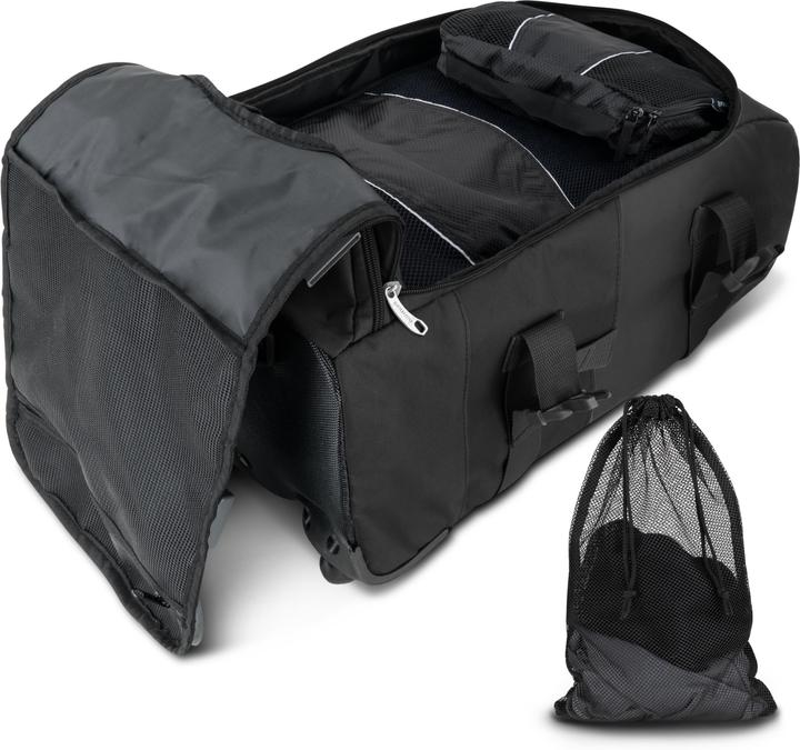 Image du produit Normani Reisetrolley mit Rucksackfunktion 90 L mit 5 Kleidertaschen (90 l)