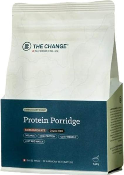 Image du produit BE THE CHANGE Porridge protéiné BIO Swiss Chocolate Cacao Nibs (540 g)