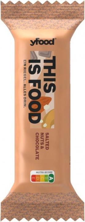 Image du produit YFood Noix salées & Chocolat (Noisette salée & Chocolat, 12 pcs, 720 g)