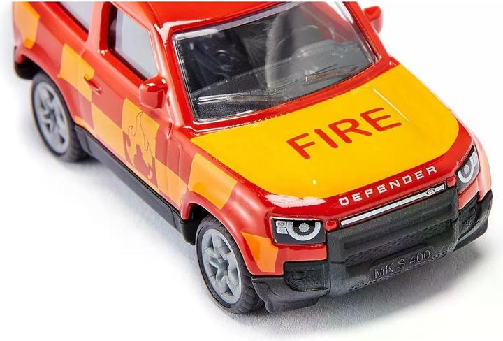 Actual product image Siku Land Rover Defender vigili del fuoco