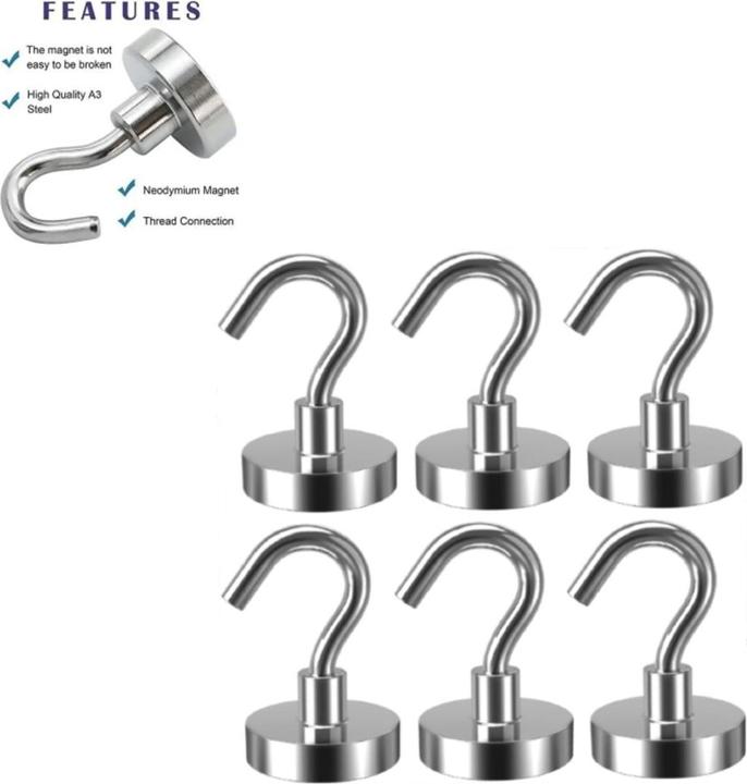 Image du produit Swissdetector Magnetische Haken (6 x)