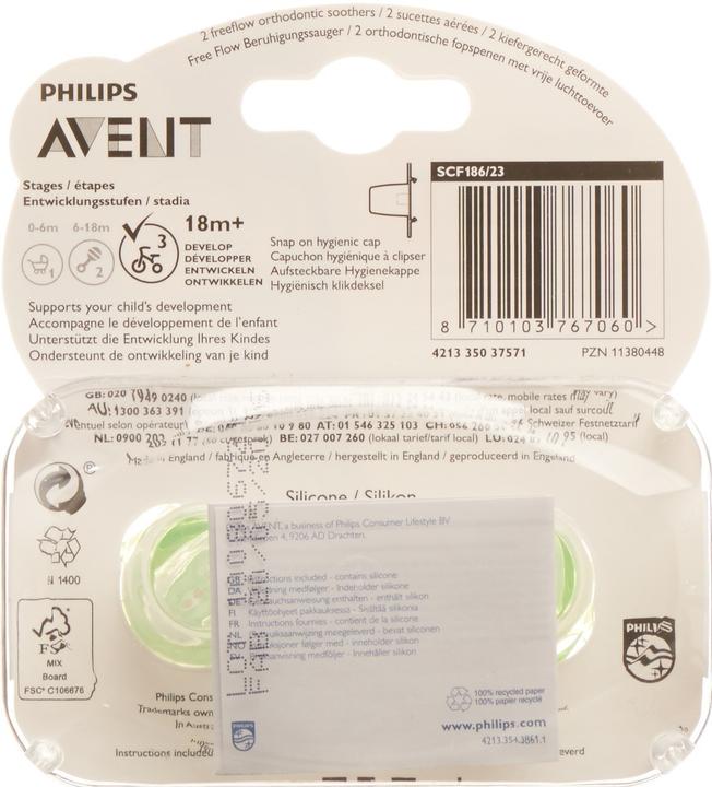 Immagine prodotto Philips Avent Succhietto (2 x, 18 - 24 M.)