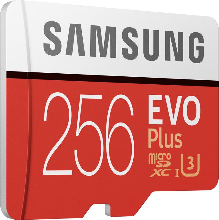 Immagine prodotto Samsung Evo+ (256 GB, microSDXC, U3, UHS-I)