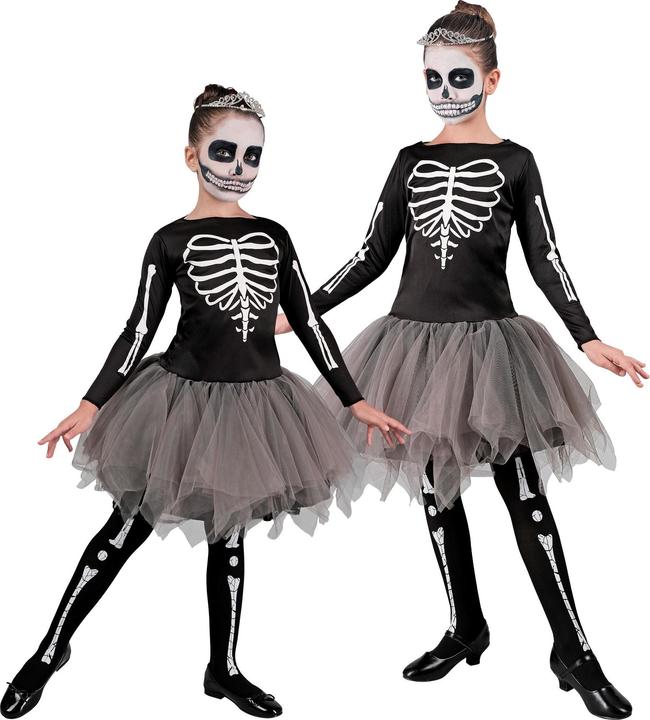Produktbild Widmann SKELETON TÄNZERIN (Kleid mit Tutu), 116 cm / 4-5 Years (4, 5)